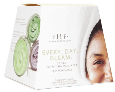 FarmHouse Fresh Every. Day. Gleam Instant Spa Facial Kit, 4 fl. oz.