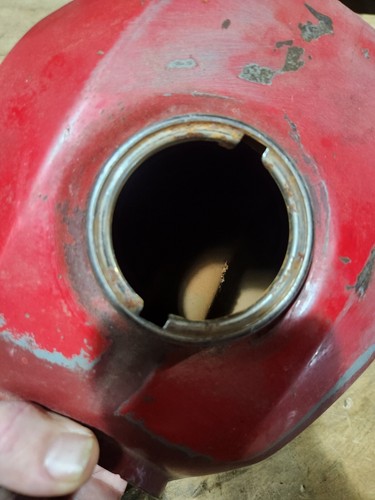 Honda Atc125m Gas Tank Fuel Metal Tank Oem 1984 85 86 For Parts Only - Picture 4 of 8
