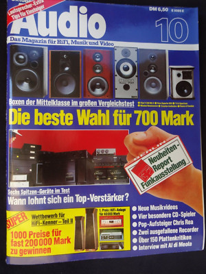 AUDIO 10/85, H&S EXCELLENT, ONKYO P/M 200,NAKAMICHI CA 5E,PA 7E,CABRE STRADIVARI
