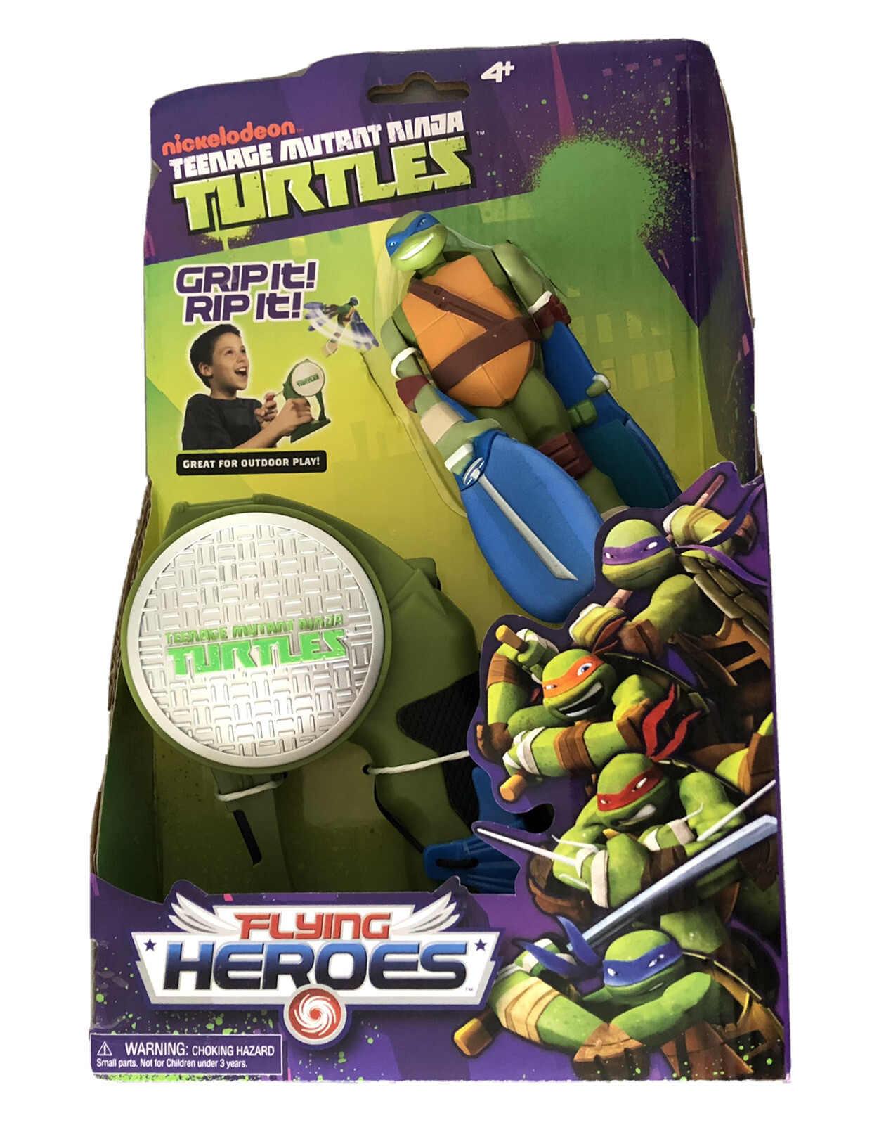Jouet sans pile Leonardo TMNT Flying Heroes pour occuper les enfants