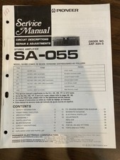 PIONEER SA-055 SA055 AMP Service Manual  ORIGINAL 