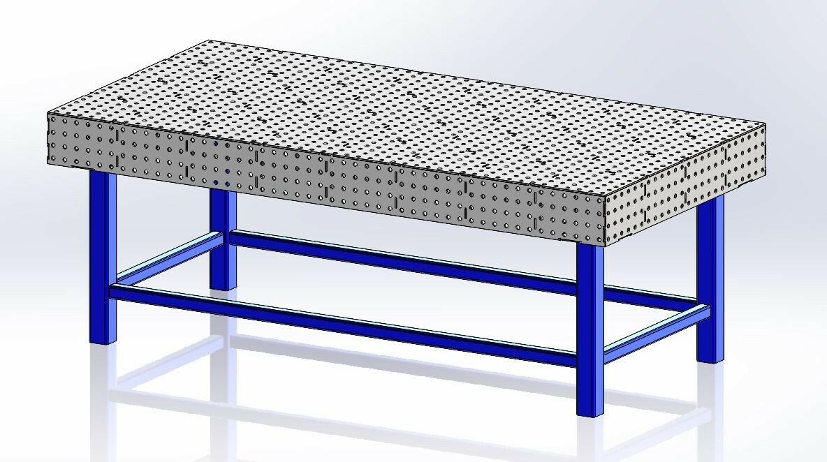 Welding Bench / Table / Jig DXF Files 1200X2400MM CDE