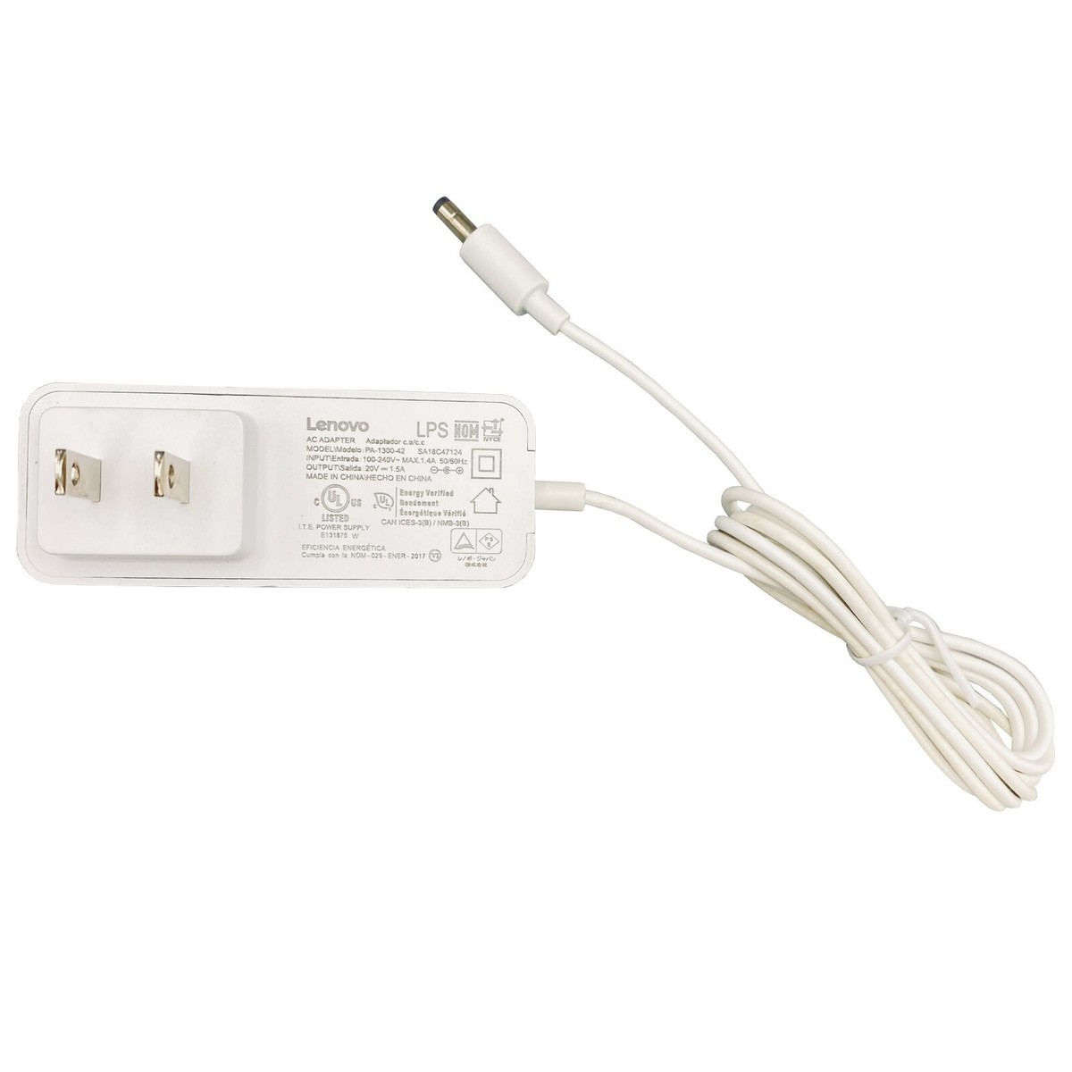 Genuine Lenovo PA-1300-42 AC Adapter - 20V Power Supply For Smart Clock Display (Open Box, Never Used) 2 thumbnail image