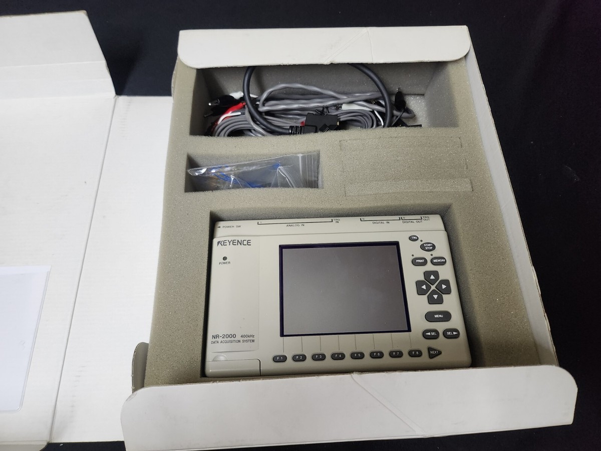 Keyence NR-2000: DATA ACQUISITION SYSTEM 400kHz, Untested (1005 