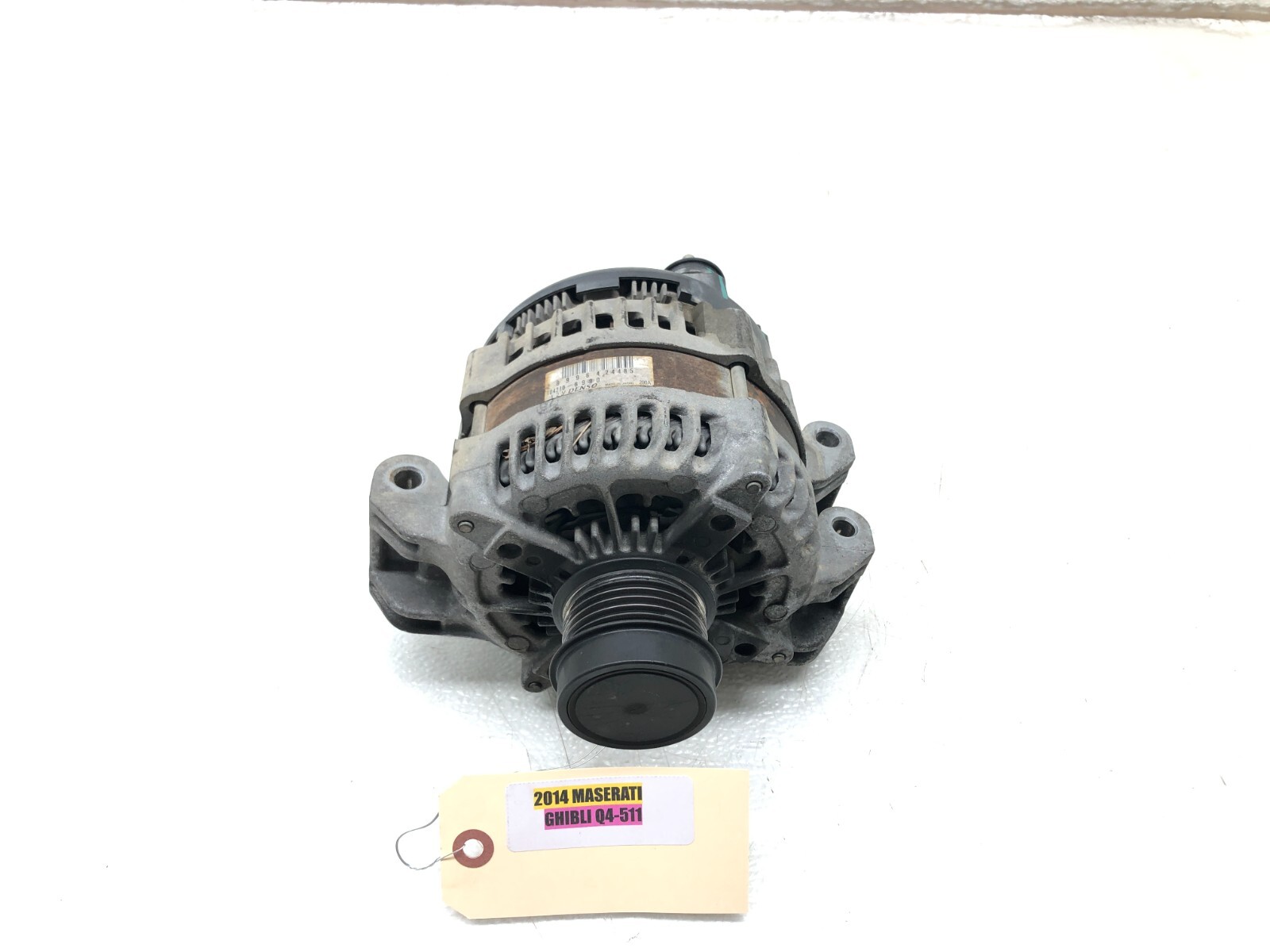 2014-2020 MASERATI GHIBLI SQ4 3.0L V6 ENGINE ALTERNATOR GENERATOR OEM DENSO.