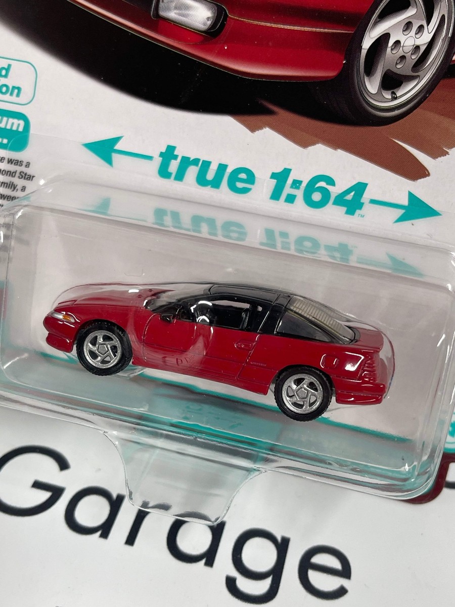 AUTO WORLD 1991 Mitsubishi Eclipse GSX Red 1:64 Diecast Import