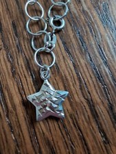 Sterling Silver Ankle Bracelet with Star Lovely Beachwear