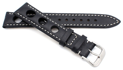 RIOS1931 Vintage Juchten Leder Rallye Uhrenarmband Kaluga 18mm 19mm 20mm 22mm