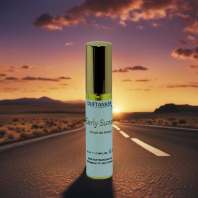 Early Sunset Extrait de Parfum 10 ml  OUD, PATCHOULI, SANDELHOLZ MGO Duftanker