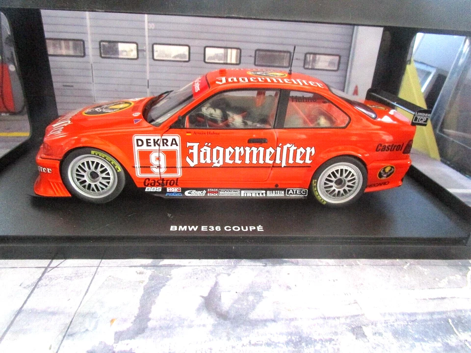 BMW M3 E36 Coupe Jägermeister #9 Hahne DTM 1993 DTM Touringcar Werk83 NEU 1:18 - Bild 2 von 4