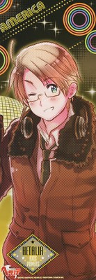 shiny poster Hetalia Axis Powers anime USA United States America