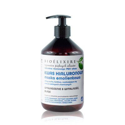Bioelixire Hyaluronmaske - 500ml, regeneriert und befeuchtet strapaziertes Haar
