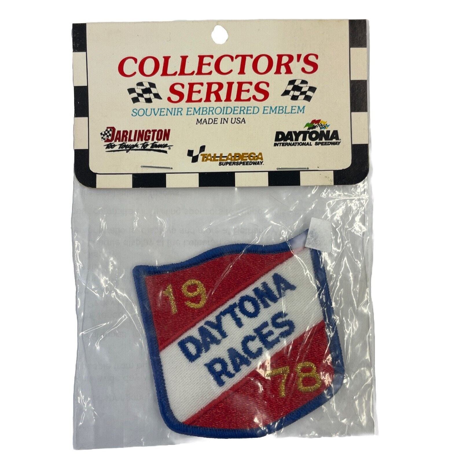 Daytona Races 1978 Collector’s Series Souvenir Embroidered Emblem
