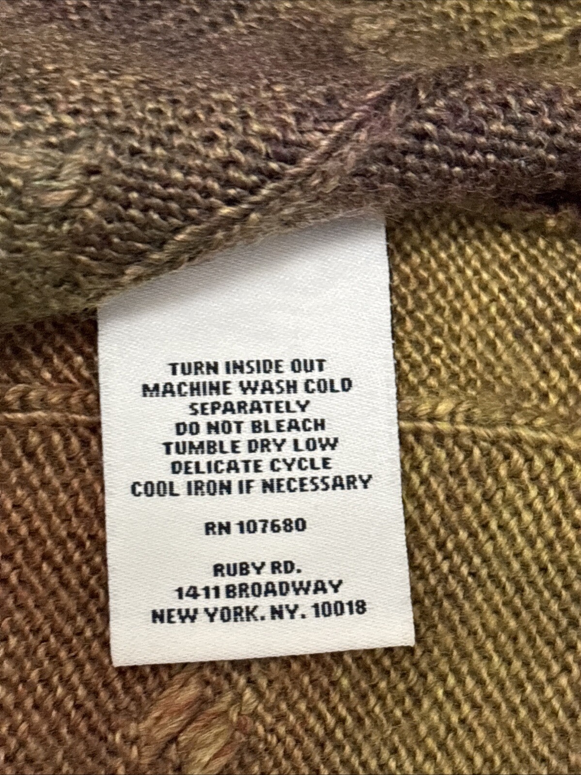 Ruby Rd Woman’s Pullover Cape Shawl Multicolor Ya… - image 3