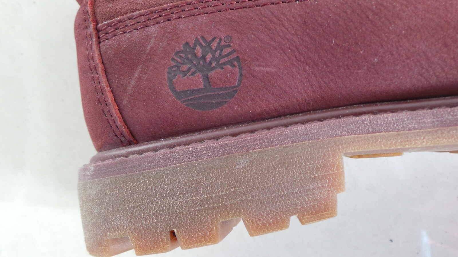 Timberland Rare Purple Leather Ankle Boots Size 3.5/36.5 image 9