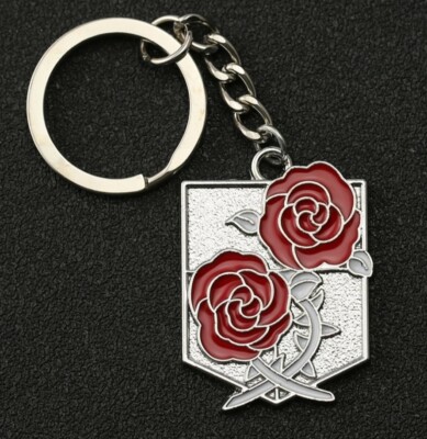 Attack on Titan Stationary Guard Key Chain Anhänger Anime Manga Cosplay silber