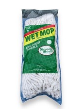 New Vintage Stock Made In USA Wet Mop Refill Raylene Crystal Lake