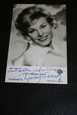 Eva Ingeborg Scholz, Ufa Karte 4599,9x14cm ,Autograph,Autogrammkarte   (#A28)