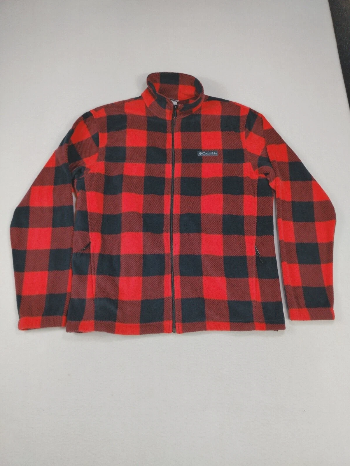 VETEMENTS Columbia Pile Uomo Grande Rosso Bufalo Plaid Gorpcore Outdoor Cabincore Morbido
