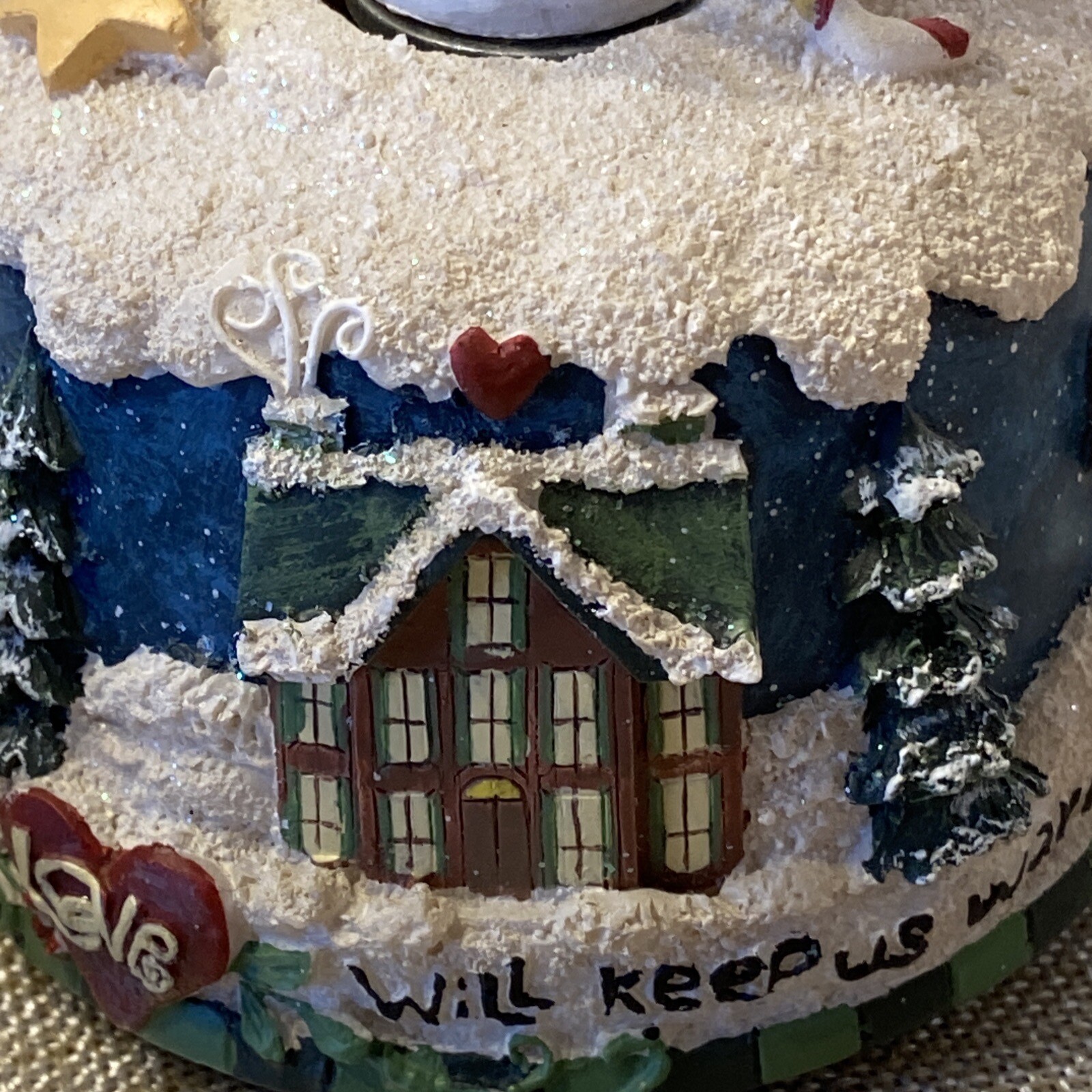 Crazy Mountain 2 Exclusive Christmas Snowman With Flickering Fire Lamp& Music