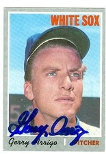 Gerry Arrigo autographed baseball card (Chicago White Sox) 1970 Topps #274