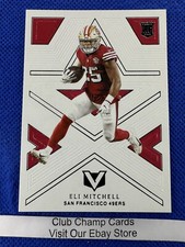 2021 #V-17 Eli Mitchell Panini Chronicles Vertex Football RC 49ers