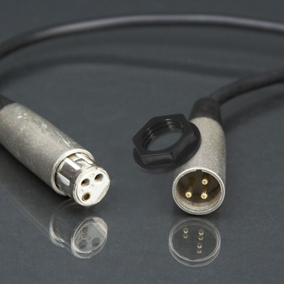 Heavy Hex Nut Flange Amplifier Jack Nuts Hexagonal Steel Plated eBay