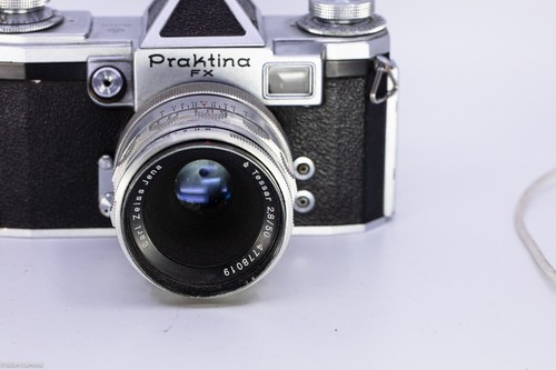 KW Praktina FX Body Gehäuse SLR Kamera with zeiss tessar 50mm READ c7 - Photo 3/14