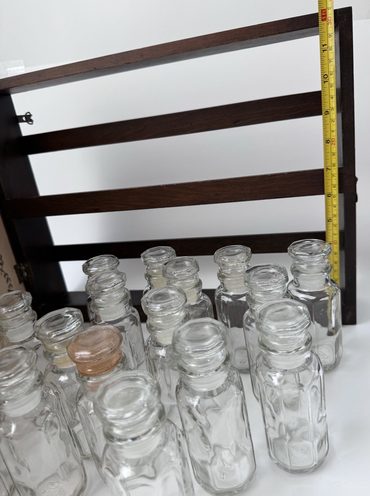 Vintage Three Mountaineers 70s Wooden Spice with small