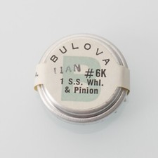 NOS Bulova 11AN Watch S.S. Wheel  Pinion 6K New Old Stock Part C15D16 