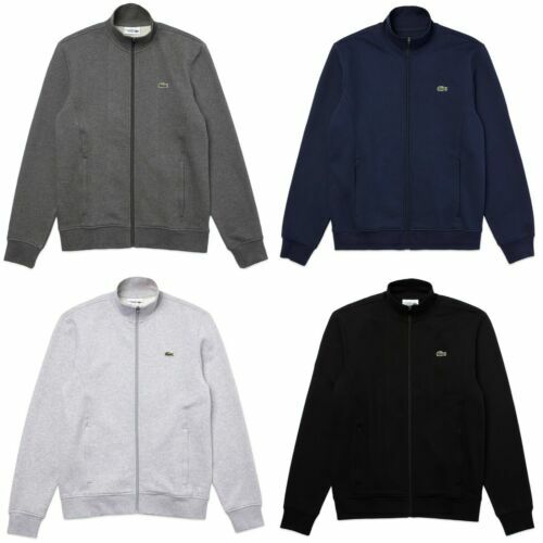 Dunhill Black Solid Zip Hoodie L Polyester DU22FL2423V001 D TRACK