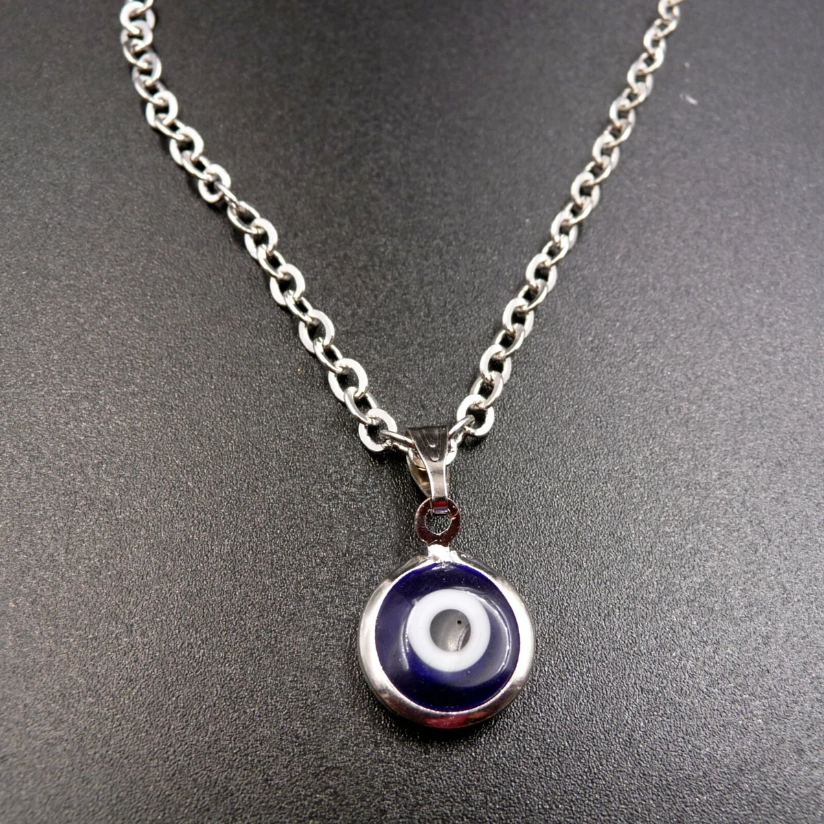 Pendentif oeil de Turquie en plaqué or pour porter chance et bonheur