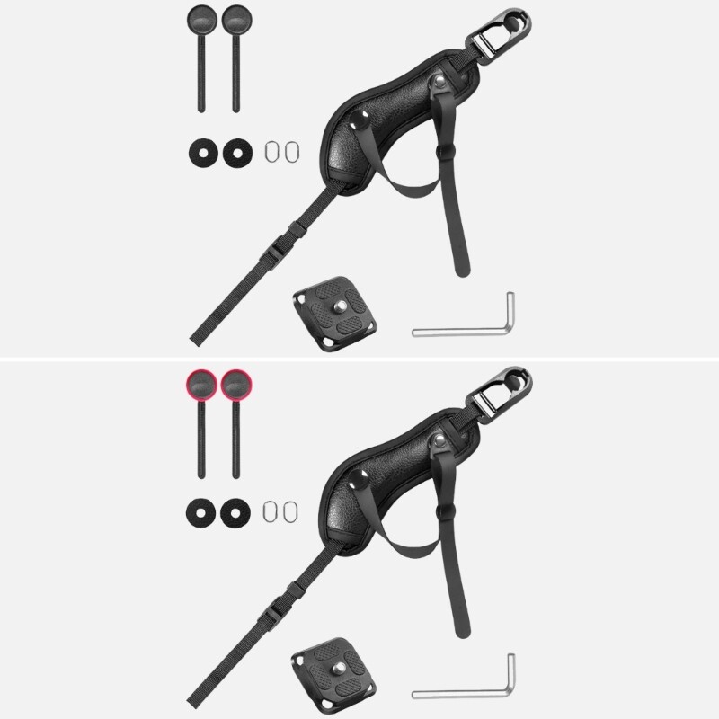 Metal Camera Mount Base for XS20 A7C2 with Wrist Strap Lanyard