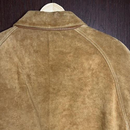 Vintage Wilson Leather Pelle Studio Bomber Jacket Tan Suede Mens 2XL XXL - Picture 6 of 18