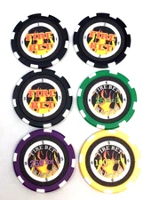 Craps Fire Bet Chips Set of (6) Casino Quality  ****~BRAND NEW~****:E