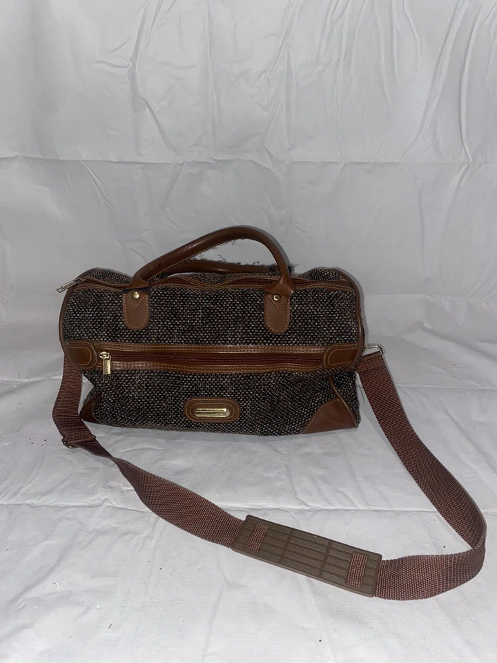 Portadores de tweed marrón vintage Jaguar de 3 piezas Foto 2 de 4