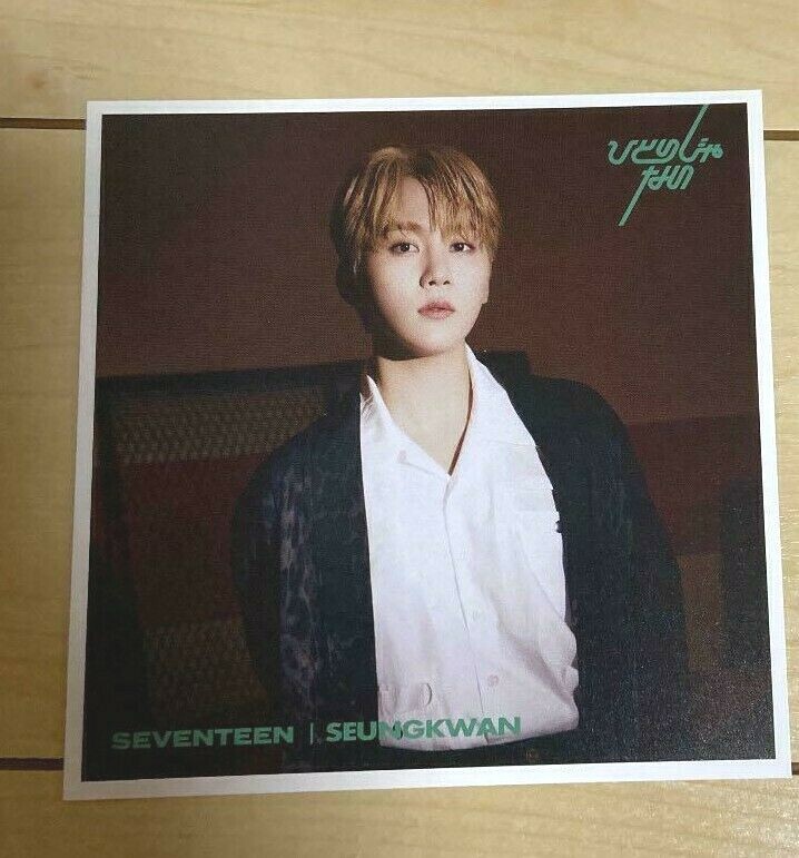 SEVENTEEN Seungkwan Official Photo card HITORIJANAI A B C D