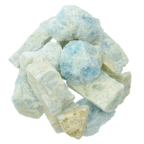 1/2 Pfund Aquamarin grobe Steine - Basteln Steine Reiki Draht Wickeln Tumbling - Bild 9 von 9