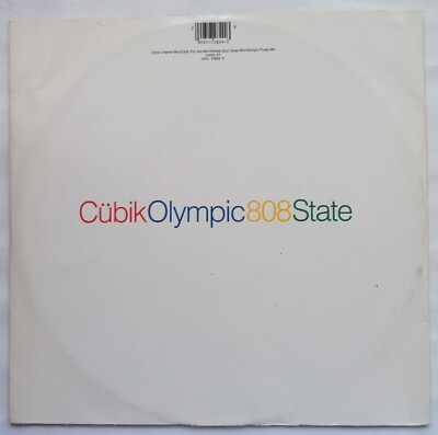 808 STATE - CUBIK / OLYMPIC 12'' VINYL 1990 ZTT ZANG5T *VG+/G*