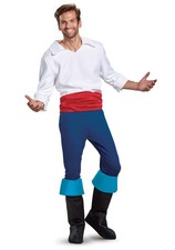 Plus Size Little Mermaid Prince Eric Deluxe Costume for Men