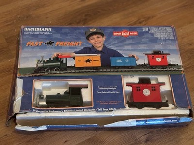 Bachmann Li'l Big Haulers Fast Freight Spur G Dampflok Set, *nicht funktionsfähig*