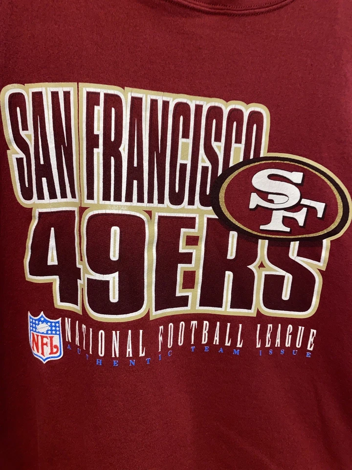 Usado en Excelente Condición!¡En Excelente Condición!-Sudadera Starter Para Hombre Auténtica Edición del Equipo 49ers Cuello Redondo Talla XL Foto 2 de 4