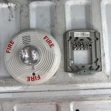 System Sensor PC2W White Ceiling Fire Alarm Horn Strobe