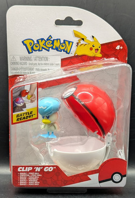 PKW - Clip 'N' Go Quaxly with Poké Ball MOSC Neu