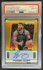 2024-25 Panini Prizm Deca Jayson Tatum Signatures Gold Prizm Auto #/10 PSA 8