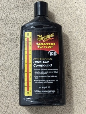 Meguiar's M10508 Mirror Glaze Ultra-Cut Compound, 8 .oz