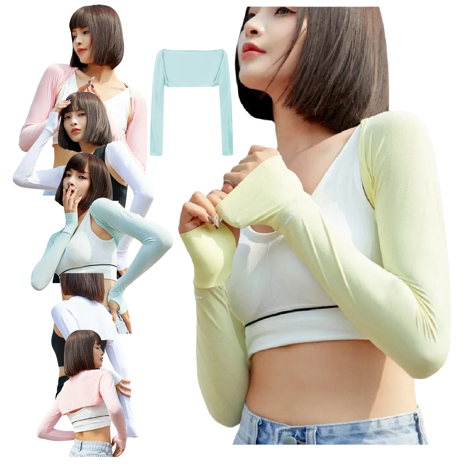 UPF 50+ Ice Silk Shoulder Wrap Sleeves – UV Protection & Cooling Comfort
Opens in a new window or ta