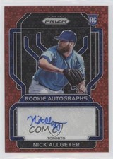 2022 Panini Prizm Rookie Red Donut Circle 31/35 Nick Allgeyer #RA-NA Auto uk2