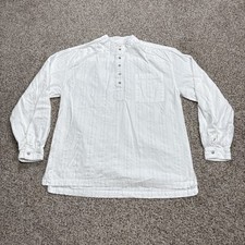 Scully Mens Western Shirt Large Long Sleeve Pullover Rodeo
