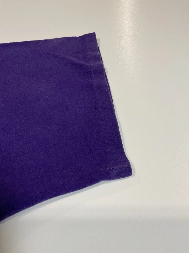 Винтажная футболка Lee Blank фиолетовая размер XL одинарный шов сделано в США 90-е - Изображение 2 из 4